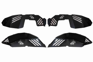 Fishbone Offroad Inner Fenders Jeep Gladiator GT (20-23) Black Powder Coated Aluminum