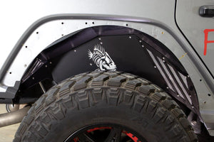 Fishbone Offroad Inner Fenders Jeep Gladiator GT (20-23) Black Powder Coated Aluminum