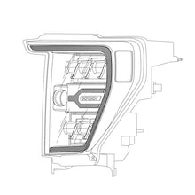 Load image into Gallery viewer, AlphaRex LED Projector Headlights Ford F150 / F150 Raptor (21-23) [3D Ice Cube LED - NOVA Series w/ DRL] 14th Gen Style Black or Jet Black Alternate Image