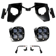 Load image into Gallery viewer, Baja Designs Pocket Fog Light Kit for Chevy Silverado 1500 (2016-2018) Squadron SAE / Sport - Amber or Clear Lens - Clear / SAE Alternate Image