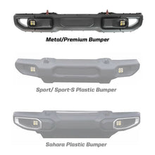 Load image into Gallery viewer, Baja Designs Pocket Fog Light Kit for Jeep Gladiator (20-26) Wrangler JL (18-26) Squadron-R SAE / Sport / Pro with Amber or Clear Lens - Sahara OE Plastic / SAE / Clear Alternate Image
