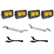 Load image into Gallery viewer, Baja Designs Pocket Fog Light Kit for Toyota Tacoma (2024-2026) Quad S2 Sport - Amber or Clear Lens - Amber Alternate Image