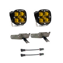 Load image into Gallery viewer, Baja Designs Pocket Fog Light Kit for Ford F250 / F350 Super Duty (1999-2010) Squadron SAE - Amber or Clear Lens - Amber Alternate Image