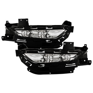 Spyder Full LED Fog Lights Chrysler 200 (15-16) [OEM Style w/ Universal Switch] Clear