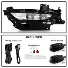 Load image into Gallery viewer, Spyder Full LED Fog Lights Chrysler 200 (15-16) [OEM Style w/ Universal Switch] Clear Alternate Image