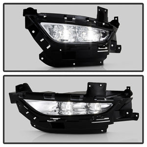 Spyder Full LED Fog Lights Chrysler 200 (15-16) [OEM Style w/ Universal Switch] Clear