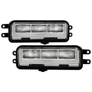 Spyder Full LED Fog Lights Toyota Tundra (22-23) [OEM Style w/ Switch] Clear