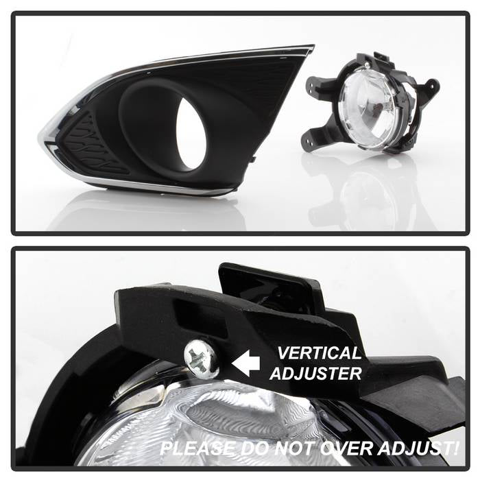 Spyder Fog Lights Chevy Spark (2013-2015) [OEM Style w/ Switch] Clear