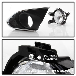 Spyder Fog Lights Chevy Spark (2013-2015) [OEM Style w/ Switch] Clear Lens