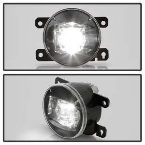 Spyder Full LED Fog Lights Ford Bronco (21-23) [OEM Style w/ Universal Switch] Black Housing