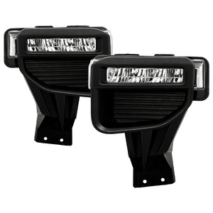 Spyder Full LED Fog Lights Ford F250/F350 Super Duty (20-22) [OEM Style w/ Switch] Clear Lens