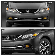 Load image into Gallery viewer, Spyder Fog Lights Honda Civic Sedan (13-15) [OEM Style w/ Switch] Clear or Yellow Lens - Clear Alternate Image