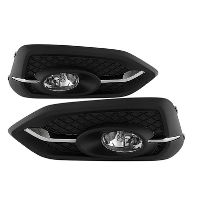 Spyder Fog Lights Honda Civic Coupe (14-15) [OEM Style w/ Switch] Clear or Yellow Lens