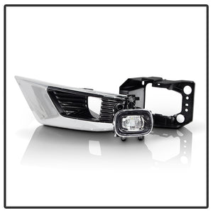 Spyder Full LED Fog Lights Nissan Armada (21-23) [OEM Style w/ Switch] Clear Lens