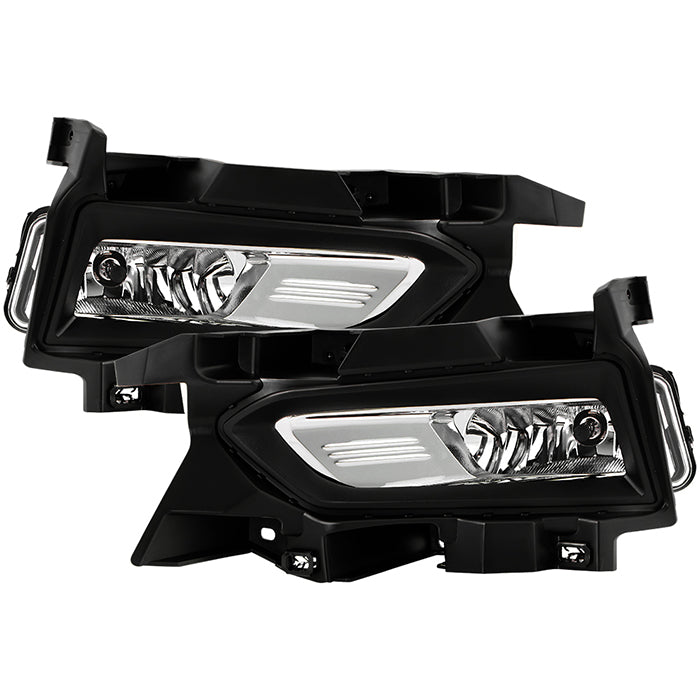 Spyder Full LED Fog Lights Nissan Versa (20-22) [OEM Style w/ Switch] Clear Lens