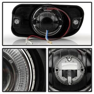 Spyder Fog Lights Jeep Grand Cherokee (99-04) [Halo Projector Style w/ Switch] Clear Lens