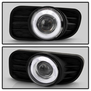 Spyder Fog Lights Jeep Grand Cherokee (99-04) [Halo Projector Style w/ Switch] Clear Lens