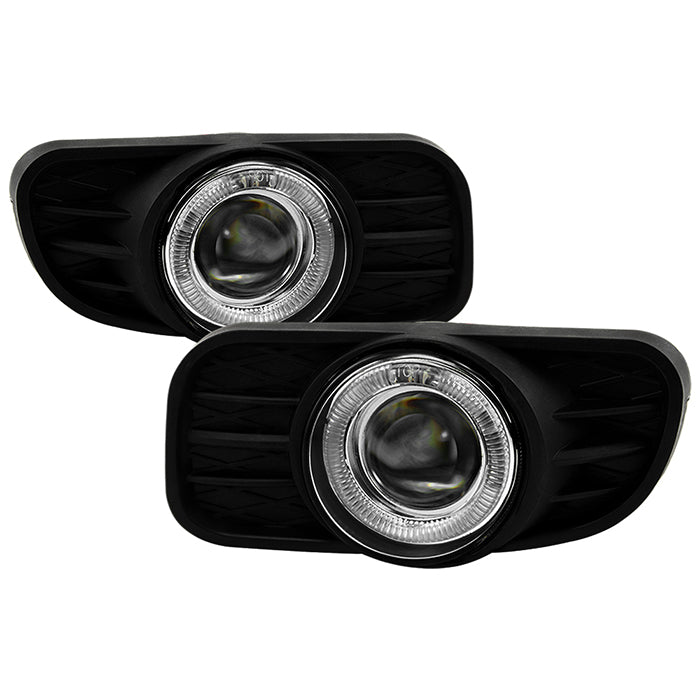 Spyder Fog Lights Jeep Grand Cherokee (99-04) [Halo Projector Style w/ Switch] Clear Lens