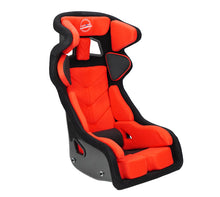 Load image into Gallery viewer, NRG Competition Racing Seat (Carbon Fiber Fixed Back, Medium) FIA Approved - Full Halo Head Compartment FRP-RS700 - Red / Thick Pads Alternate Image
