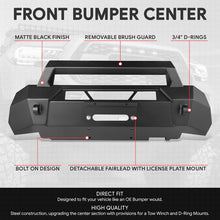 Load image into Gallery viewer, DNA Front Winch Bumper for Toyota Tacoma (2016–2023) Center Mount FWB-001-BK - Default Title Alternate Image