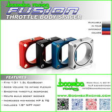 Load image into Gallery viewer, Boomba Racing Throttle Body Spacer for Ford Fusion 1.5L (2015-2020) Black / Red / Blue / Natural Aluminum - Natural Aluminum Alternate Image