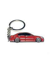 Load image into Gallery viewer, Drift Pins Infiniti G35 Sedan Keychains - Red Alternate Image