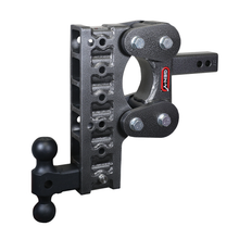 Load image into Gallery viewer, Gen-Y Hitch The Boss Torsion-Flex 10K Drop Hitch (2″ or 2.5″ Shank) 5" / 7.5" / 10" Drop - 2" Receiver / 10" Drop / Dual-Ball Mount Alternate Image
