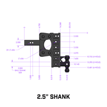 Load image into Gallery viewer, Gen-Y Hitch The Boss Torsion-Flex 16K Drop Hitch (2″ or 2.5″ Shank) 5&quot; / 7.5&quot; /  10&quot; / 12.5&quot; /  15&quot; / 17.5&quot; Drop Alternate Image