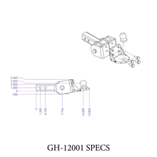 Load image into Gallery viewer, Gen-Y Hitch Glyder Torsion-Flex 7K Drop Hitch (2" Shank) 2" or 6" Drop - 2" Drop Alternate Image