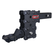 Load image into Gallery viewer, Gen-Y Hitch Phantom-X 7K Drop Hitch (2" Hollow Shank) 4.5" / 7" / 9" Drop - 4.5" Drop / Receiver w/ Platinum X Ball Mount Alternate Image