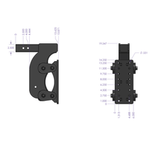 Load image into Gallery viewer, Gen-Y Hitch The Boss Torsion-Flex 16K or 21K Drop Hitch (2.0&quot; / 2.5″ / 3&quot; Shank) [Pintle Plate] 5.5&quot; / 6.5&quot; / 12.5&quot; / 15&quot; Drop Alternate Image