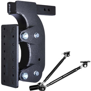 Gen-Y Hitch The Boss Torsion-Flex 16K or 21K Drop Hitch (2.0" / 2.5″ / 3" Shank) [Pintle Plate] 5.5" / 6.5" / 12.5" / 15" Drop