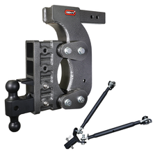Load image into Gallery viewer, Gen-Y Hitch The Boss Torsion-Flex 21K Drop Hitch (2.5″ or 3" Shank) 6" / 9" / 12" / 15" / 18" / 21" Drop - 2.5" / 15" Drop / Dual-Ball Mount &amp; Pintle Lock Alternate Image
