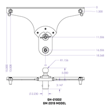 Load image into Gallery viewer, Gen-Y Hitch GoosePuck Mount GMC Sierra 2500HD/3500HD (19-23) [5″ offset ball-puck] 25K Towing - GM 2019 Alternate Image