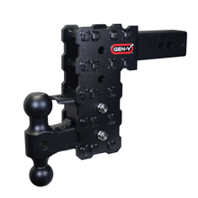 Load image into Gallery viewer, Gen-Y Hitch Phantom-X 16K Drop Hitch (2.5" Solid Shank) 5" / 7.5" / 10" Drop - 7.5" Drop / Hitch w/ Dual-Ball Mount &amp; Pintle Lock Alternate Image