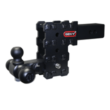 Load image into Gallery viewer, Gen-Y Hitch Phantom-X 16K Drop Hitch (2.5" Solid Shank) 5" / 7.5" / 10" Drop - 5" Drop / Hitch w/ Tri-Ball Mount Alternate Image
