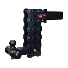 Load image into Gallery viewer, Gen-Y Hitch Phantom-X 16K Drop Hitch (2.5" Solid Shank) 5" / 7.5" / 10" Drop - 10" Drop / Hitch w/ Tri-Ball Mount Alternate Image