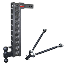 Load image into Gallery viewer, Gen-Y Hitch Mega Duty 10K Drop Hitch (2″ Shank) 5" / 7.5″ / 10" / 12.5" / 15" / 17.5" / 20" / 22.5" Drop Alternate Image