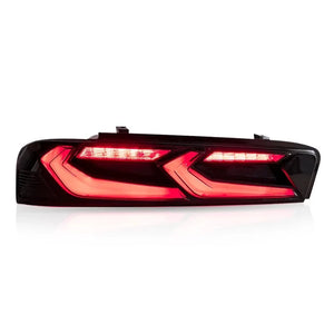 Auto Addict Tail Lights Chevy Camaro (16-18) Gen 6 Camaro Style / w/ Sequential Turn Signals / Umbra Style / Velox Style