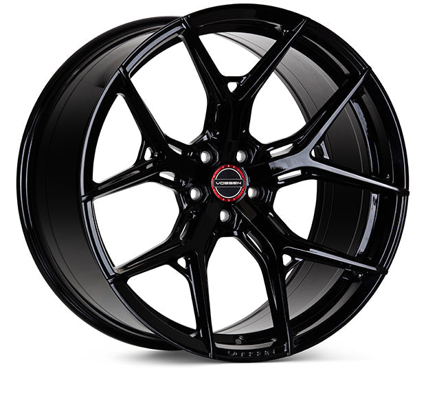 Vossen HF-5 Wheels (20x8.5 / 5x112 / ET28 / Flat Face / 66.5) Gloss Black