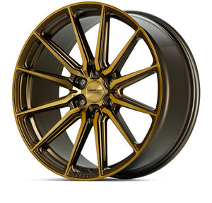 Vossen HF6-1 Wheels (22x9.5 / 6x135 / ET20 Offset / Deep Face / 87.1) Black/ Gunmetal/ Silver Polished / Bronze Finish