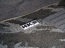 Load image into Gallery viewer, HKS Floor Mats Nissan GT-R R35 (2009-2024) Monotone Oil Splash Pattern, Full Set of 5, LHD Only, 53001-AN014 Alternate Image