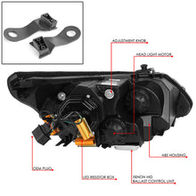 Load image into Gallery viewer, DNA Projector Headlights for BMW E60 528i / 535i / 550i (2008–2010) with LED DRL Halo Switchback Signal - Chrome or Black Housing Alternate Image