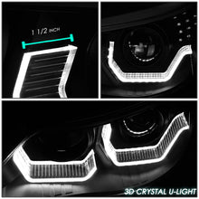 Load image into Gallery viewer, DNA Projector Headlights for BMW E60 528i / 535i / 550i (2008–2010) with LED DRL Halo Switchback Signal - Chrome or Black Housing Alternate Image