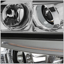 Load image into Gallery viewer, DNA Projector Headlights for BMW E60 528i / 535i / 550i (2008–2010) with LED DRL Halo Switchback Signal - Chrome or Black Housing Alternate Image