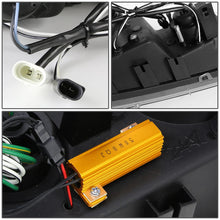 Load image into Gallery viewer, DNA Projector Headlights for BMW E39 540i / 528i / M5  (1996–2003) Crystal Style with LED DRL Halo - Chrome or Black Housing Alternate Image
