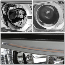 Load image into Gallery viewer, DNA Projector Headlights for BMW E60 530i / 550i / 525i (2004–2007) Crystal Style with LED DRL Halo - Chrome or Black Housing Alternate Image