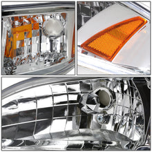 Load image into Gallery viewer, DNA Projector Headlights Ford Mustang SN95 (1994-1998) OE Style w/ Black or Chrome Housing - Black / Clear Lens / Amber Alternate Image
