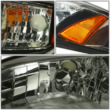 Load image into Gallery viewer, DNA Projector Headlights Ford Mustang SN95 (1994-1998) OE Style w/ Black or Chrome Housing - Black / Clear Lens / Amber Alternate Image