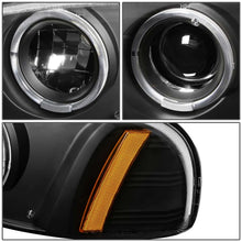 Load image into Gallery viewer, DNA Projector Headlights for GMC Yukon / Yukon XL Denali (2001-2006) with LED Halo DRL and Black or Chrome Housing Alternate Image